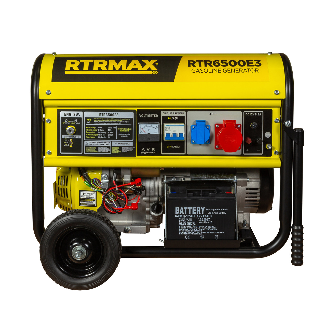 Генератор бензиновтй RTRMAX RTR-6500-E3 6