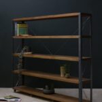 Стеллаж на колесиках в стиле Лофт 1600х1800х300 "Арабис 3"