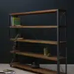 Стеллаж на колесиках в стиле Лофт 1600х1800х300 "Арабис 3"