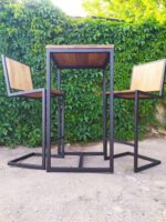 Стіл барний  у стилі Лофт 1100х600х600 БСТ101 - Зображення 7