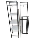 Вішалка стійка для одягу  у стилі Лофт 2100х1200х600мм ВШ107 - Зображення 4