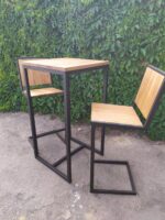 Стіл барний  у стилі Лофт 1100х600х600 БСТ101 - Зображення 5