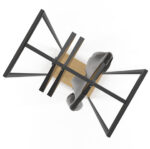 Вішалка рейл "Шоурум 8" у стилі Лофт 1800х600х400 ВШ49 - Зображення 6