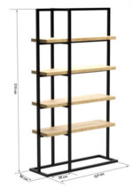 Стеллаж в стиле Лофт 2100х1200х400 СТЖ151 — изображение 2