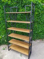 Стеллаж в стиле Лофт 2100х1400х400 СТЖ1442