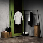 Вішалка рейл  у стилі Лофт 1800х1800х1500 ВШ92 - Зображення 3