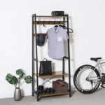 Вішалка для одягу кутова у стилі Лофт 1800х760х430 ВШ86