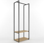 Вешалка рейл  "Шоурум 10" в стиле Лофт 1600х600х400 ВШ51