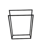 Вешалка стойка для одежды  в стиле Лофт 1000х700х200мм ВШ121 — изображение 2