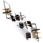 Вішалка рейл  у стилі Лофт 1800х1800х1500 ВШ92 - Зображення 8