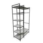 Вішалка стійка для одягу  у стилі Лофт 2100х1200х600мм ВШ107 - Зображення 3