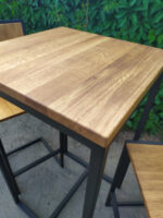 Стіл барний  у стилі Лофт 1100х600х600 БСТ101 - Зображення 4